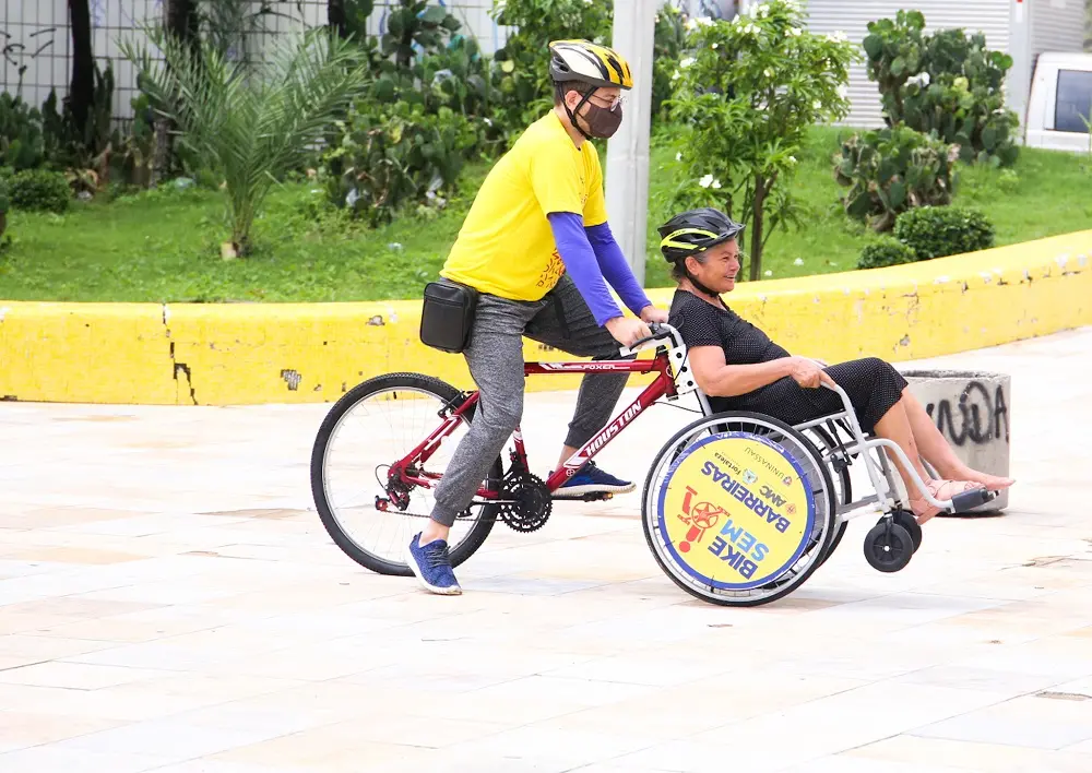 Imagem da notícia: Projeto disponibiliza bicicletas adaptadas para pessoas com deficiência 