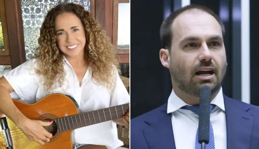 Imagem da notícia: Daniela Mercury vai processar Eduardo Bolsonaro por vídeo distorcido sobre Jesus, diz colunista