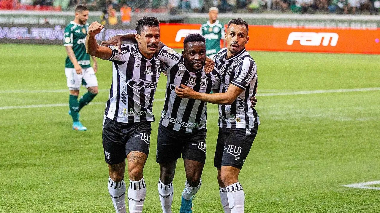 O Ceará foi o único que venceu na Série A de 2022, ao bater o Palmeiras por 3 a 2