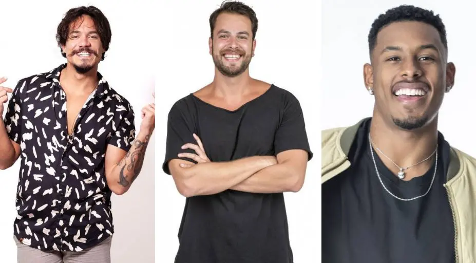 Imagem da notícia: Enquete BBB 22: Eliezer, Gustavo ou Paulo André? Vote em quem você quer fora da casa