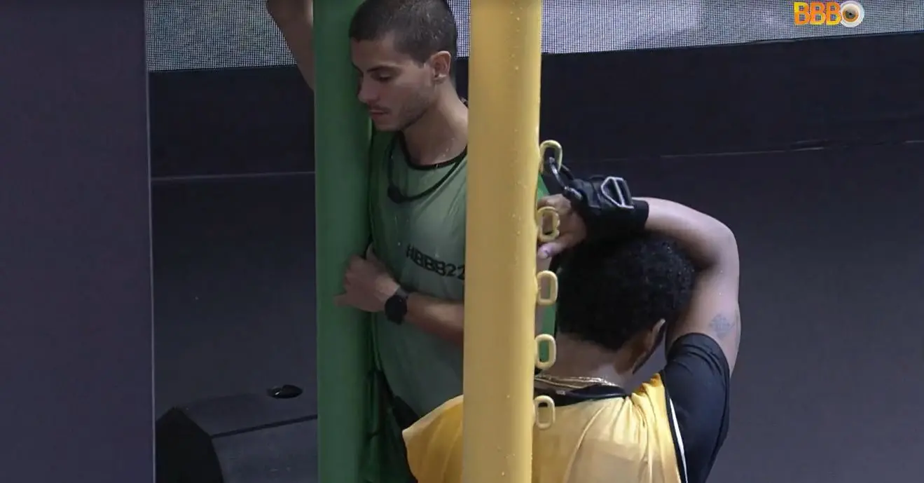 Imagem da notícia: Paulo André ganha a Prova do Líder e é o 1º finalista da edição