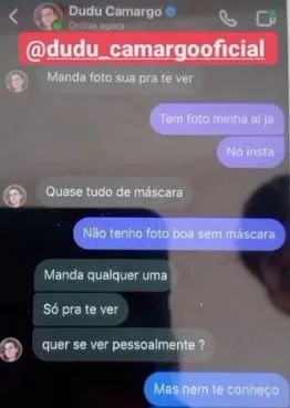 Mensagens com teor suspeito são compartilhadas por irmã de menino de 13 anos