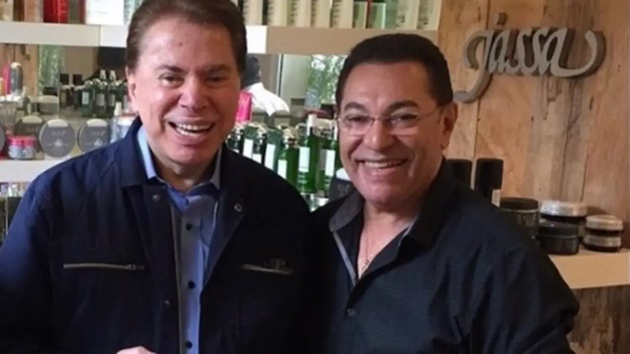 Imagem da notícia: Silvio Santos muda visual e pinta cabelos para retomar gravações no SBT