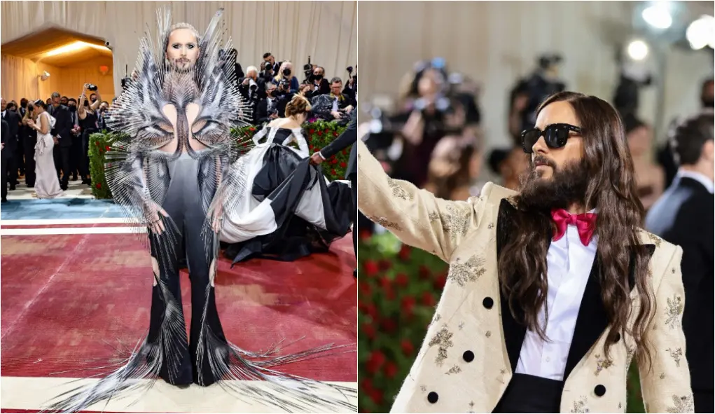 Imagem da notícia: Influencer é confundido com Jared Leto no Met Gala 2022