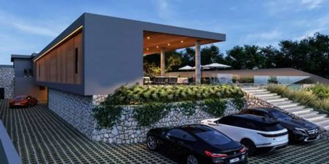 Mansão foi construída com materiais sustentáveis