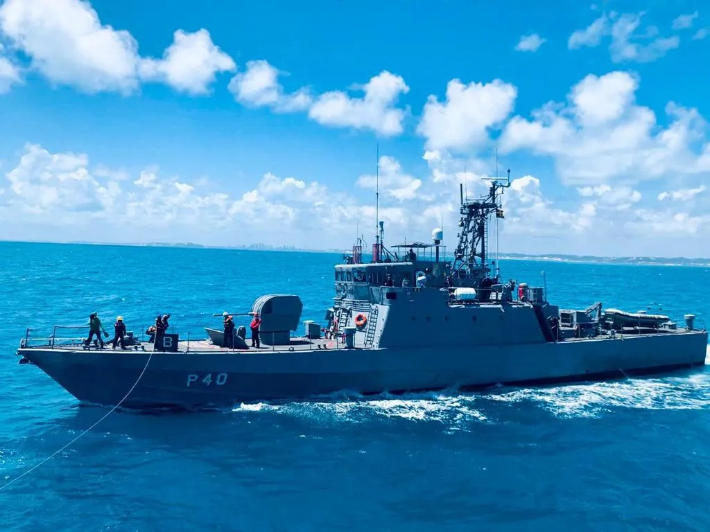 Visitação gratuita ao Navio-Patrulha “Grajaú” acontece de 9h às 17h, no Porto do Mucuripe, nesta terça-feira (10)