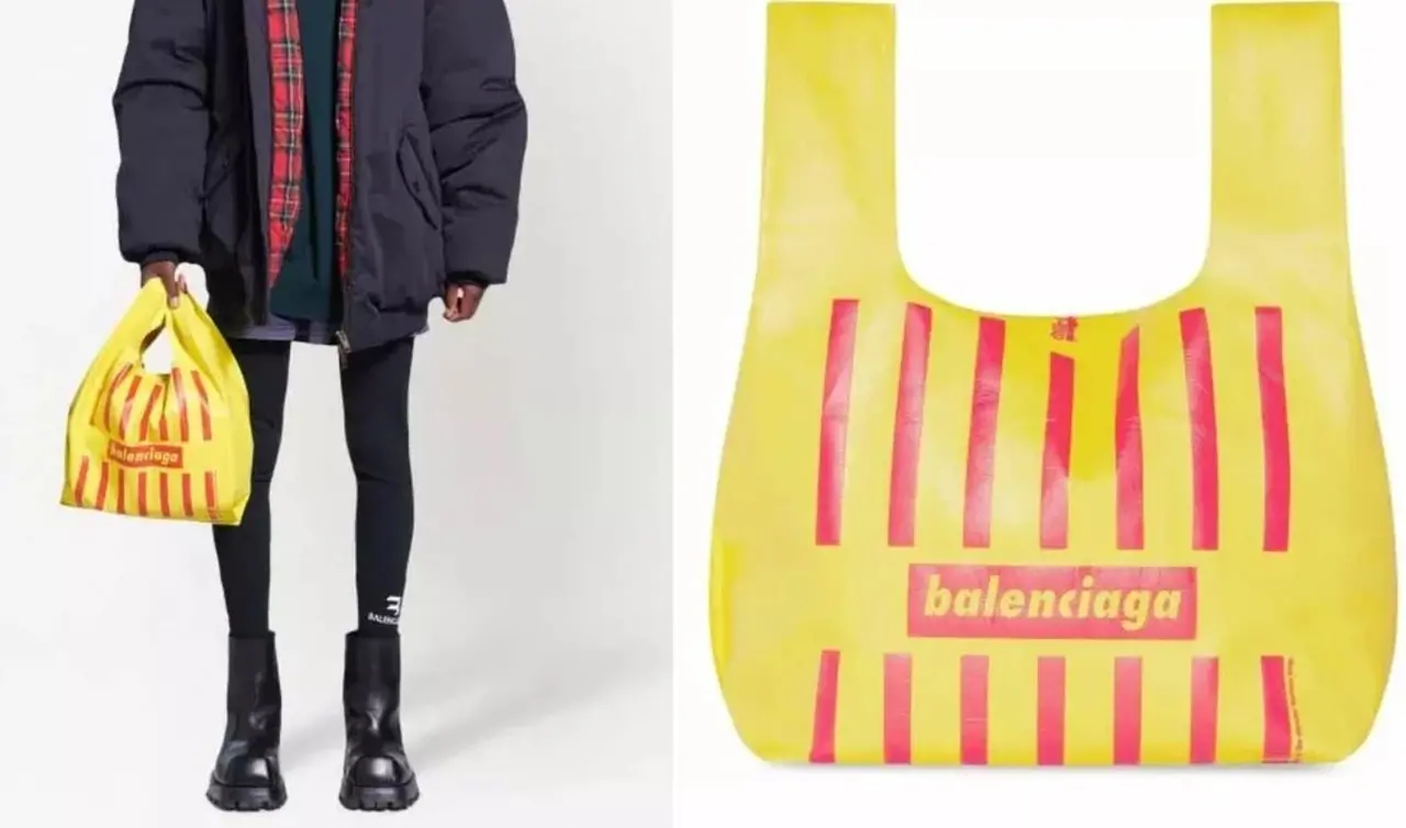 Imagem da notícia: De 'sacos de lixo' a crocs de salto, Balenciaga tem histórico de itens curiosos de até R$ 11 mil