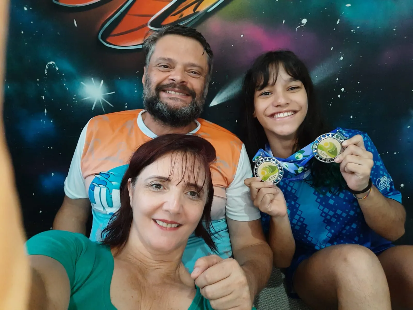 Raíssa encontrou no esporte uma forma de bem-estar e convívio social
