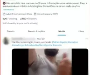 Imagem da notícia: CRM investiga médico que usou rede social para compartilhar imagens de sexo em consultório