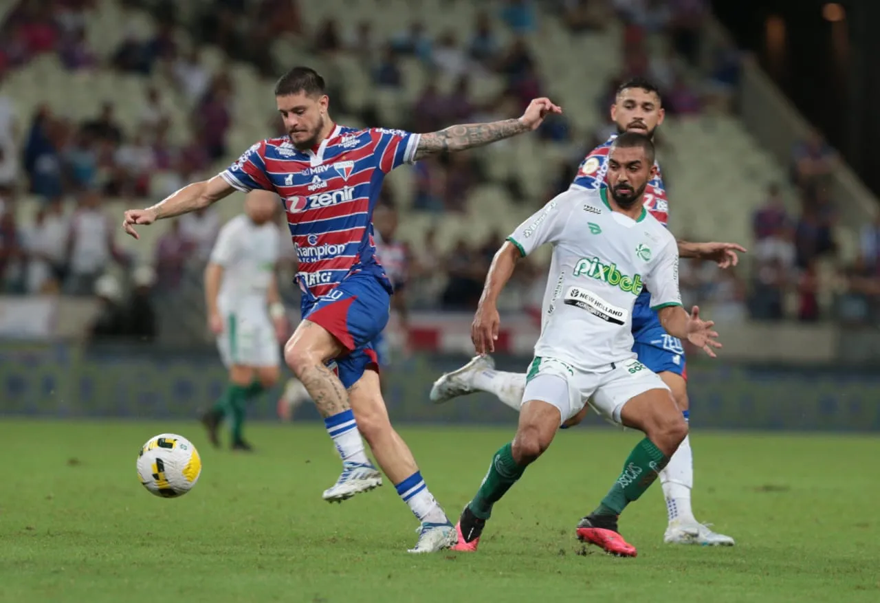 O Fortaleza sentiu o acúmulo de jogos e fez uma partida menos intensa que o habitual, amargando o empate em casa