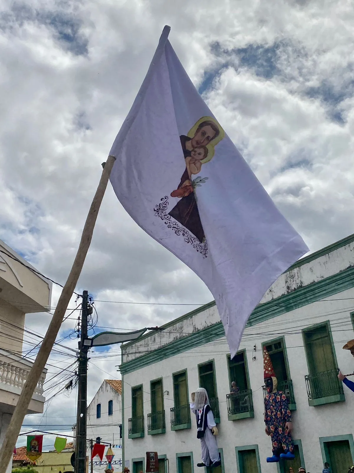 Pau da Bandeira deste ano tem 22 metros e pesa 2,5 toneladas