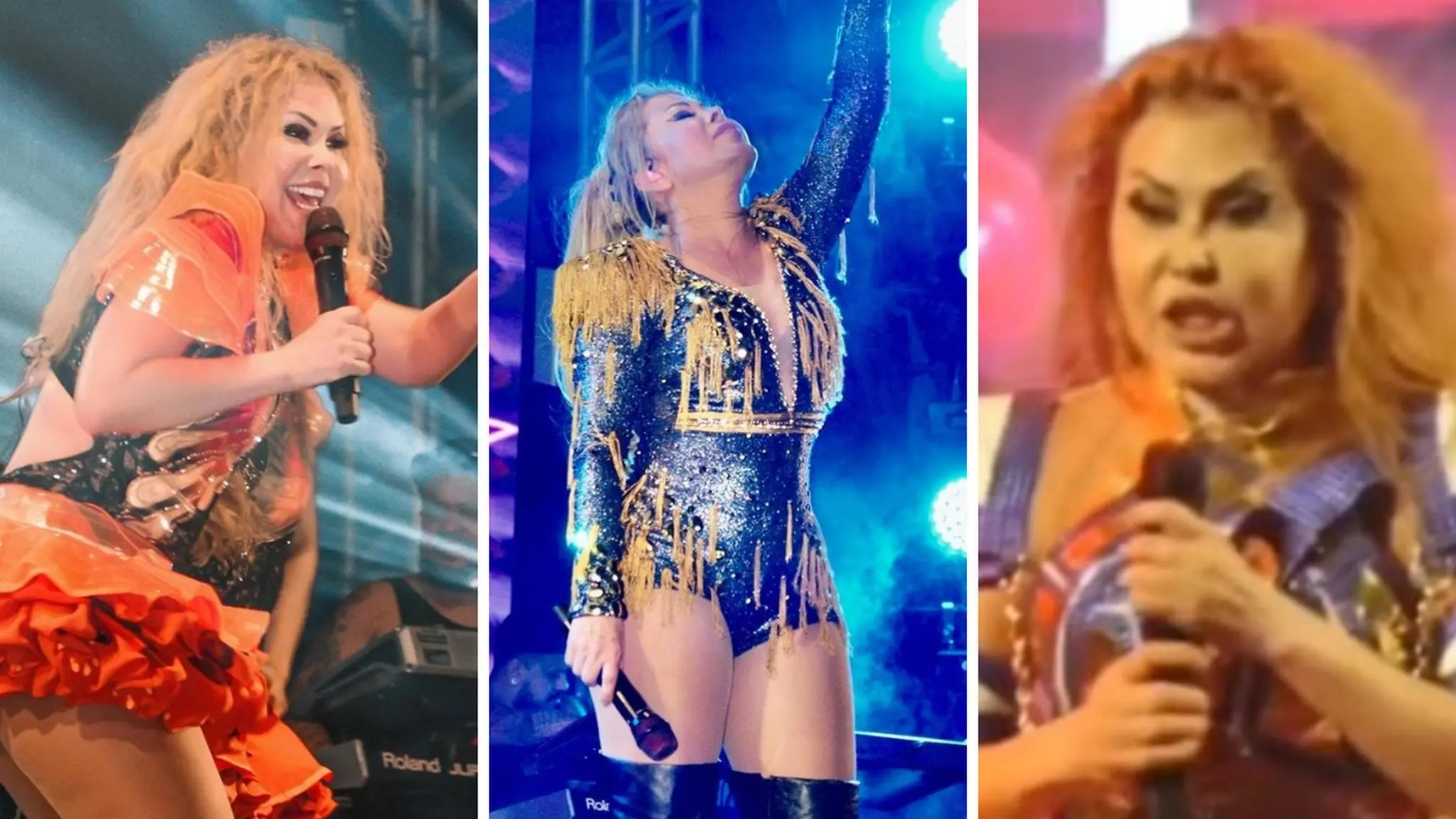 Imagem da notícia: Joelma aparece com rosto inchado em  show e fãs ficam preocupados: 'o que houve?'