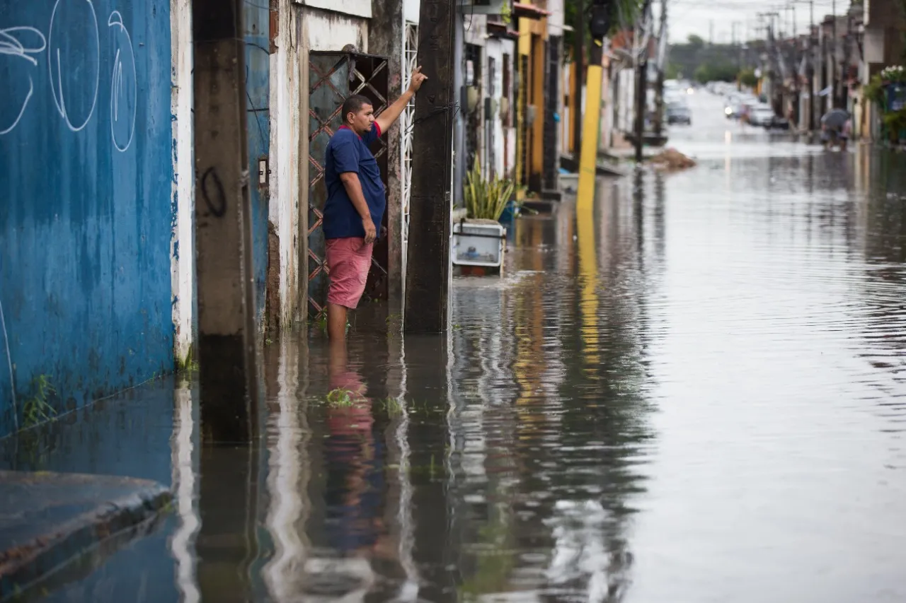 Fortaleza foi a cidade do Ceará que registrou o maior volume de chuva neste início de ano, com mais de 1.800 milímetros