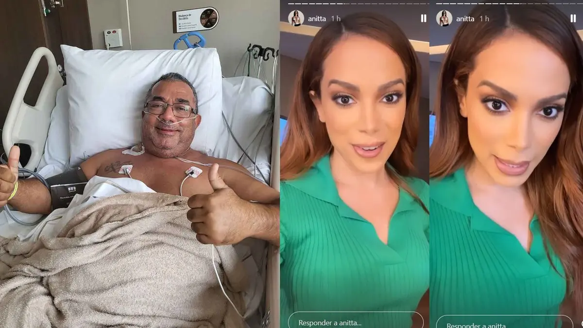 Imagem da notícia: Pai de Anitta descobriu câncer de pulmão após sofrer um AVC, conta cantora