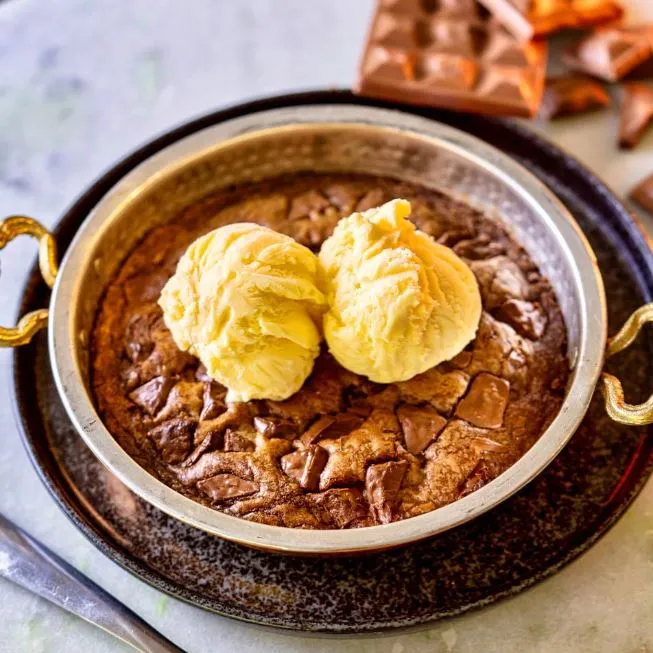 Cookie Touti servido pelo Baytna Restaurante