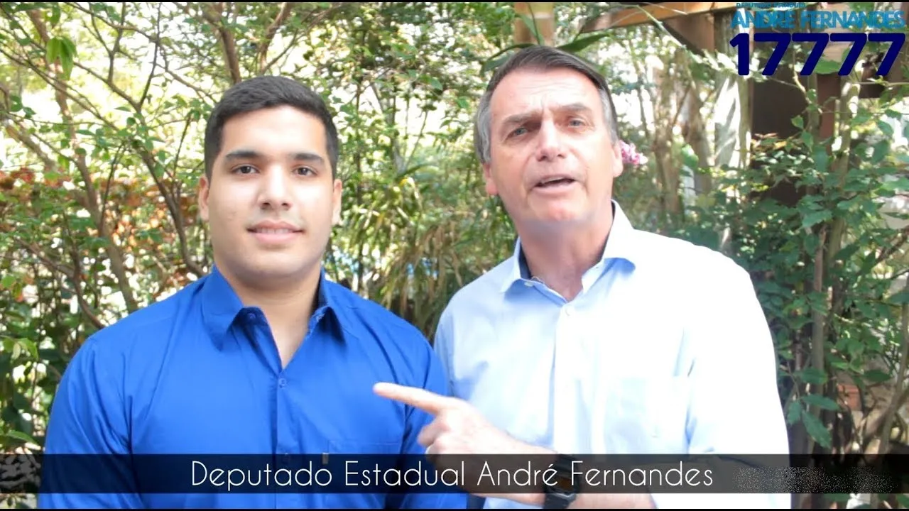 Bolsonaro apoia candidatura de André Fernandes em 2018
