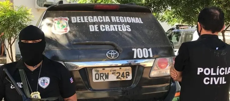 Imagem da notícia: Pai suspeito de estuprar e engravidar as duas filhas é preso em Crateús, Interior do Ceará