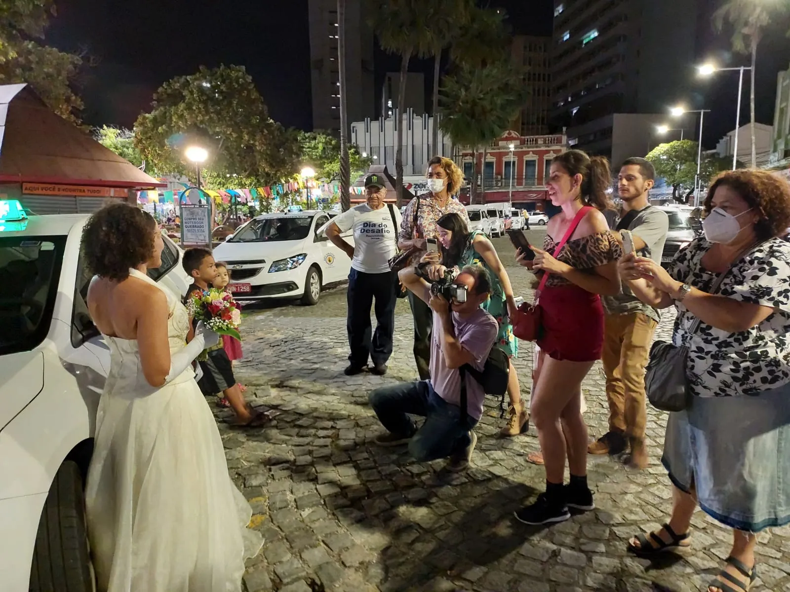 Janete deixava transparecer o nervosismo e a emoção no olhar e no sorriso
