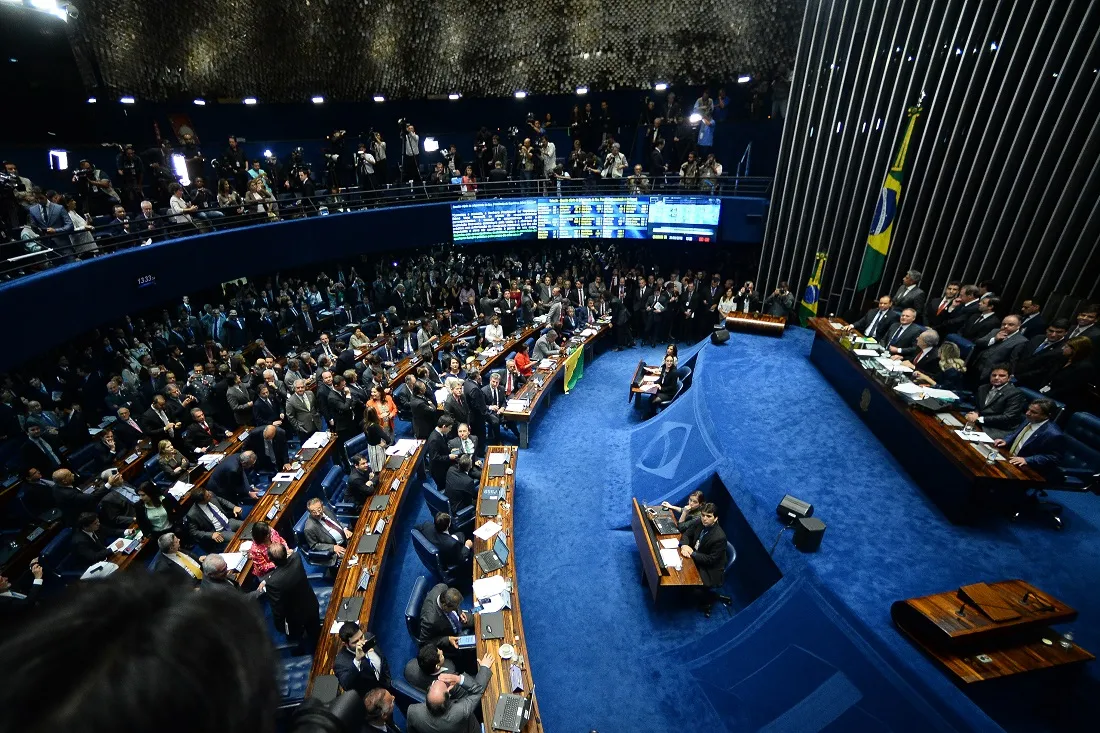 O impeachment da ex-presidente Dilma foi aprovado no Senado por 61 votos contra 20, no dia 31 de agosto de 2016