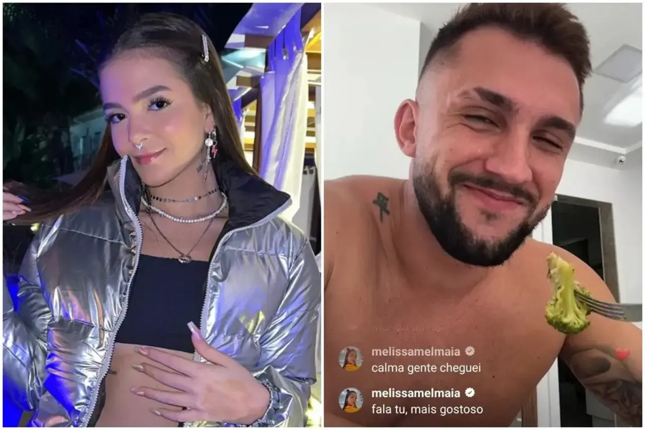 Imagem da notícia: Mel Maia flerta com Arthur Picoli em live no Instagram: 'Fala tu, o mais gostoso'