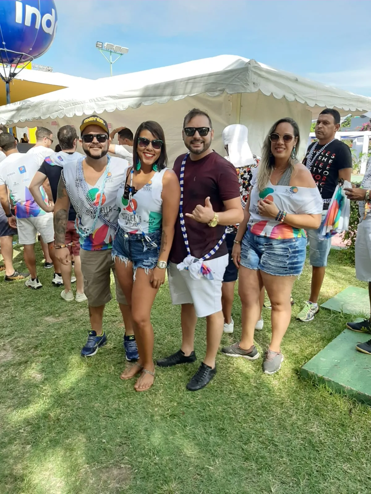 Para Marcelle (segunda na foto), a Feijoada do Siriguella também foi marcante