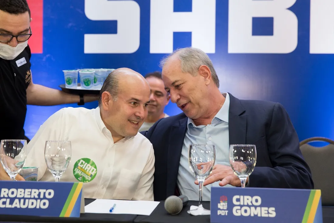 Ciro já demonstrou publicamente a preferência por Roberto