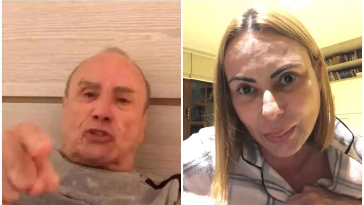 Imagem da notícia: Stênio Garcia defende a esposa, Marilene Saade, após vídeo polêmico: 'ela sempre cuidou de mim'