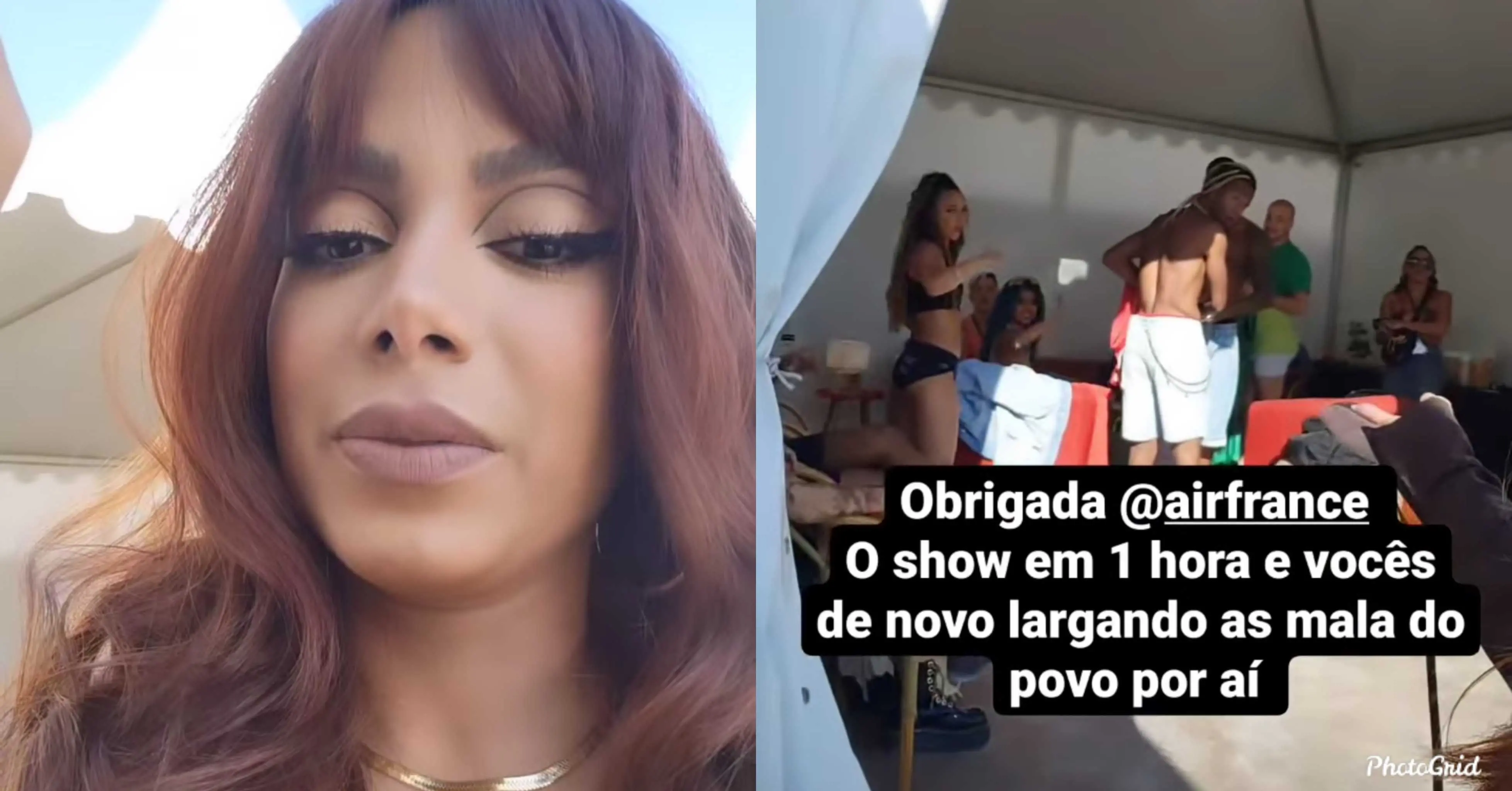 Imagem da notícia: Anitta diz que dançarinos ficaram sem figurino para Lollapalooza Paris por extravio de malas 