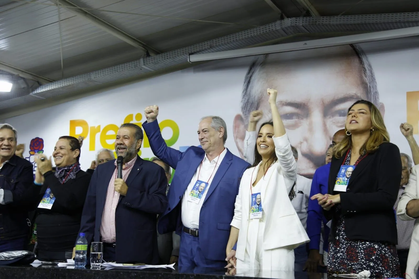 O evento de lançamento da candidatura é realizado em Brasília