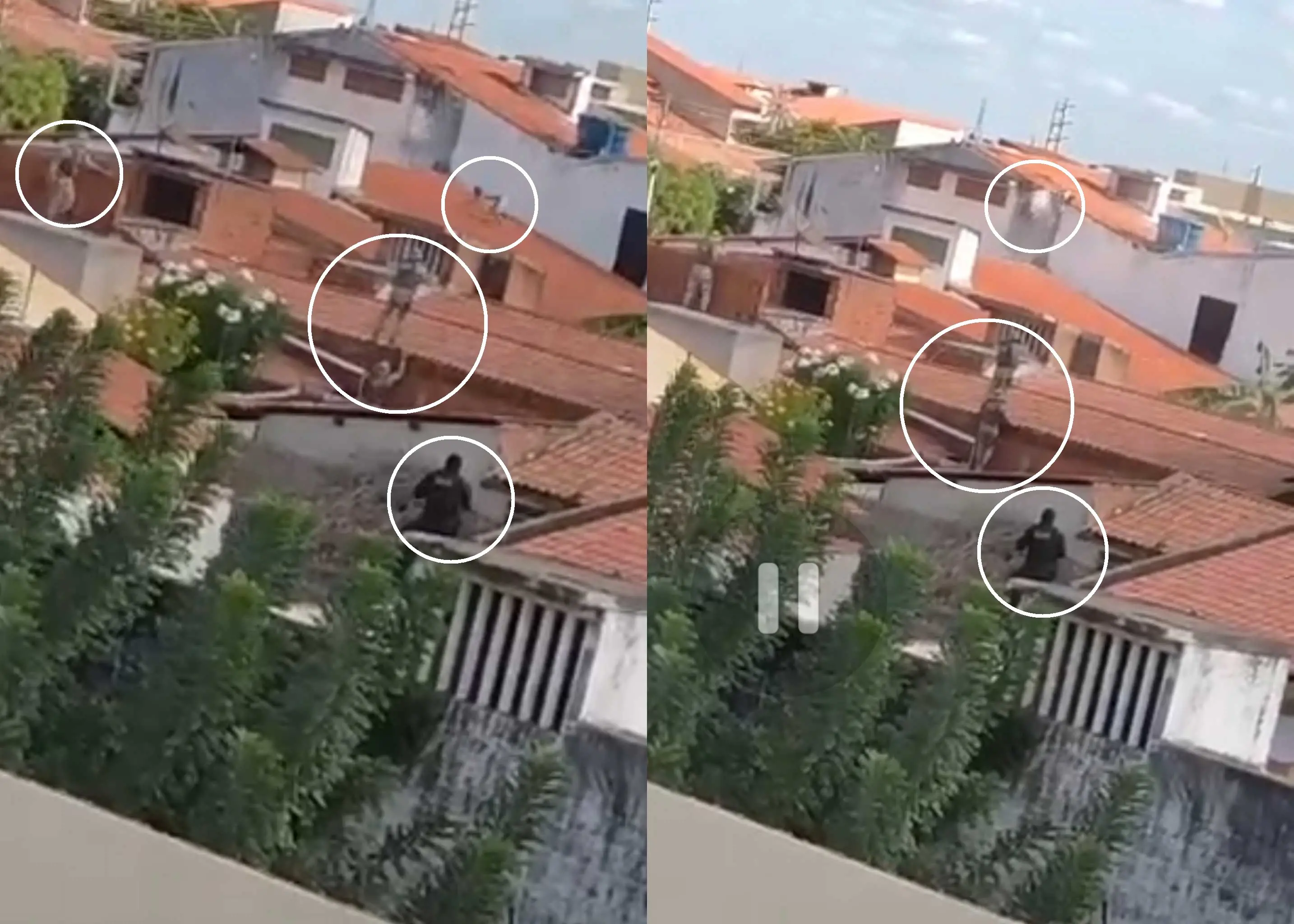 Imagem da notícia: Suspeito de latrocínio atira contra policiais em Russas e morre durante fuga; veja vídeo da ação