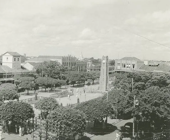 Praça do Ferreira capturada por Amelia Earhart