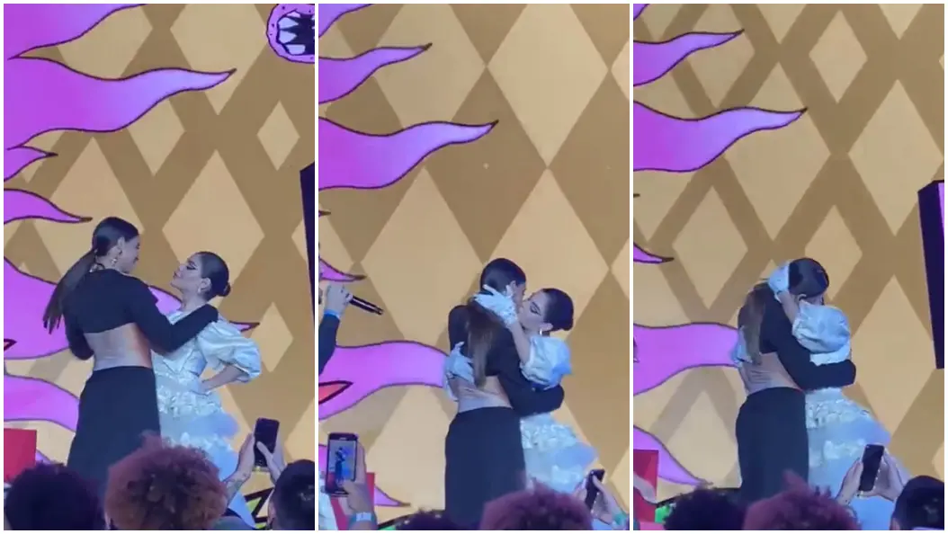 Imagem da notícia: Beijo de GKay e Boca Rosa no MTV Miaw 2022 chama a atenção; veja vídeo