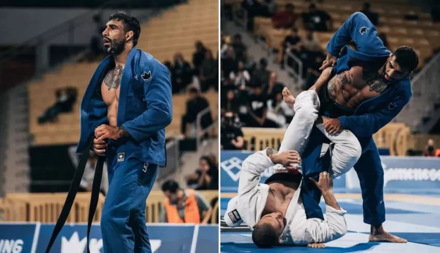 Leandro Lo disputa campeonato mundial de jiu-jítsu