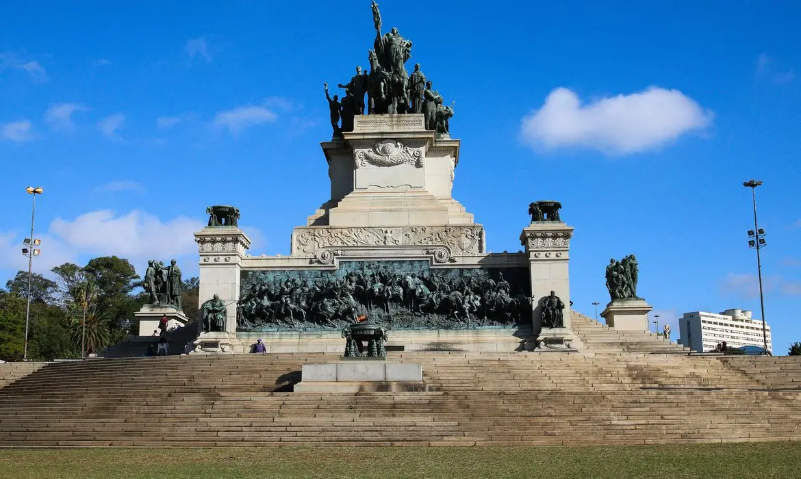Monumento à Independência do Brasil no Parque da Independência, no Ipiranga