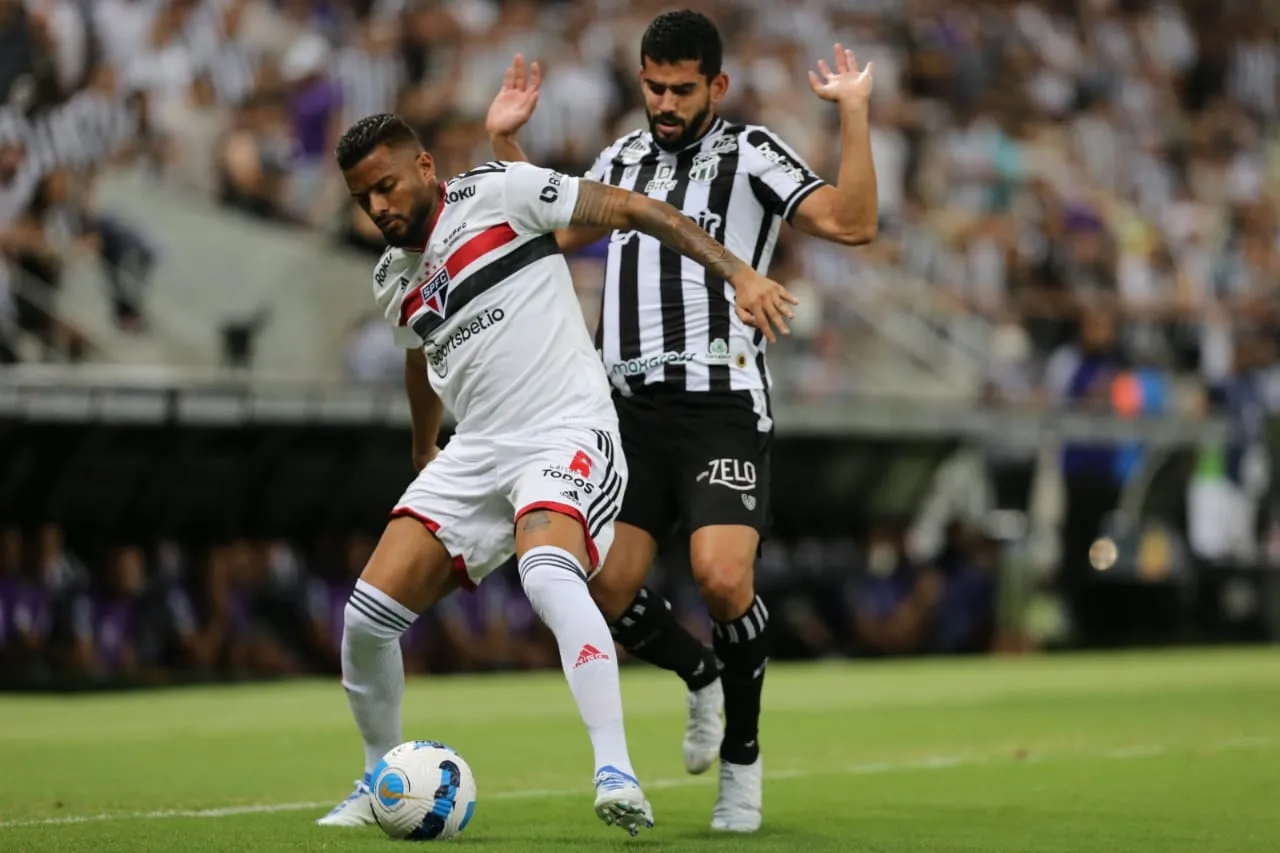 Ceará e São Paulo fizeram um jogo muito disputado pela Copa Sul-Americana