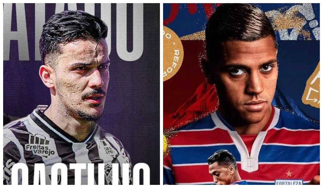 O meia Guilherme Castilho e o atacante Pedro Rocha estão entre as novidades de Ceará e Fortaleza, respectivamente