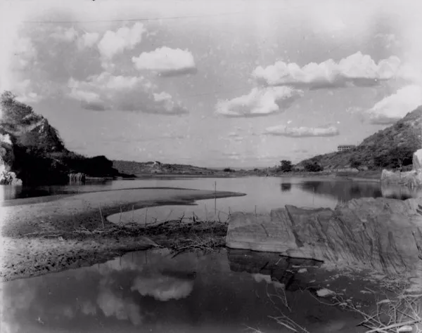 Foto mostra o Boqueirão de Orós, em Icó, em junho de 1952