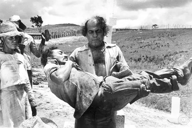 Cena de Morte e Vida Severina, adaptado para a TV em 1981
