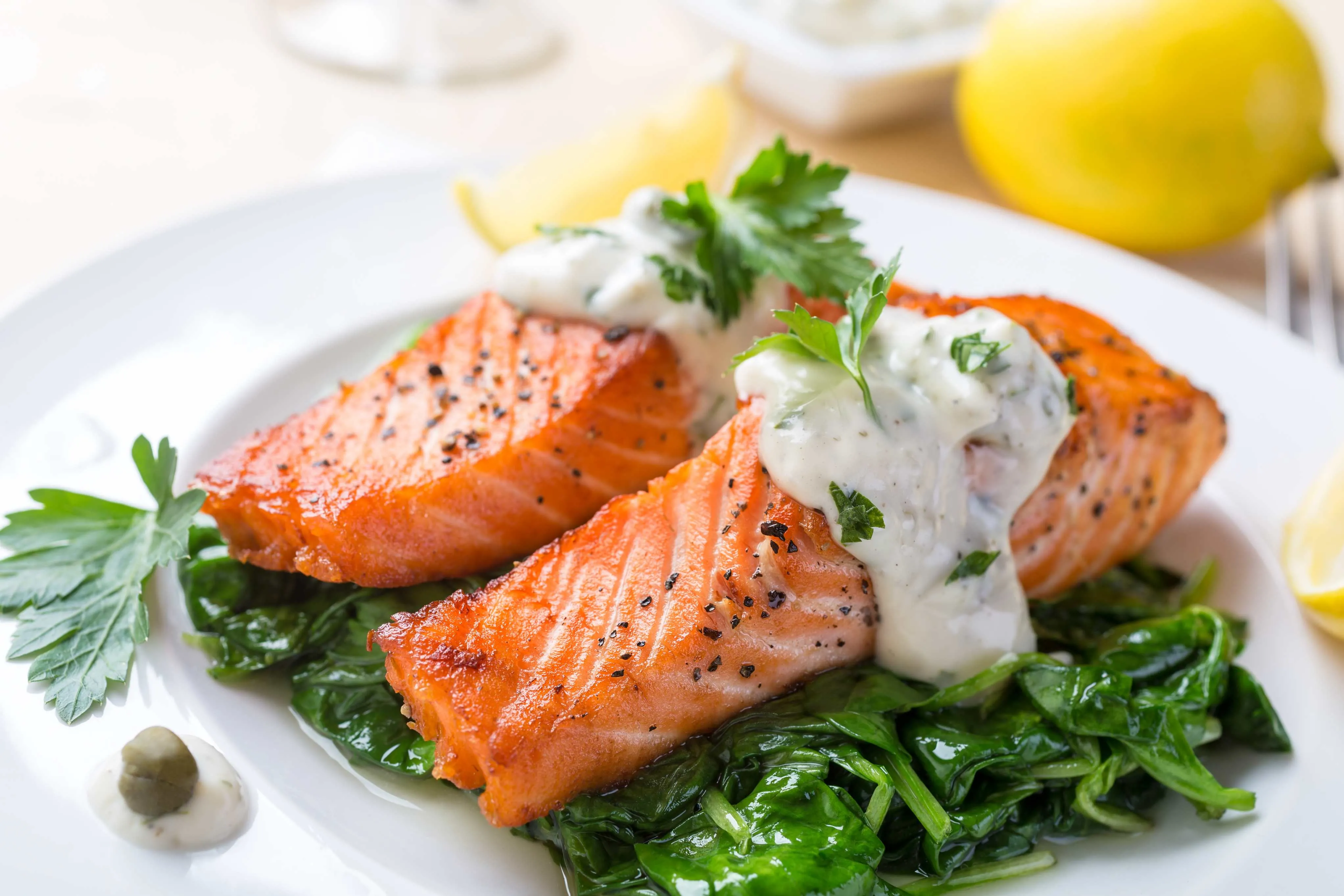 Molho acentua o sabor do peixe