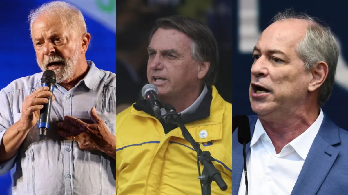 Imagem da notícia: Lula tem 44%, Bolsonaro, 31% e Ciro, 8%, aponta pesquisa Ipec