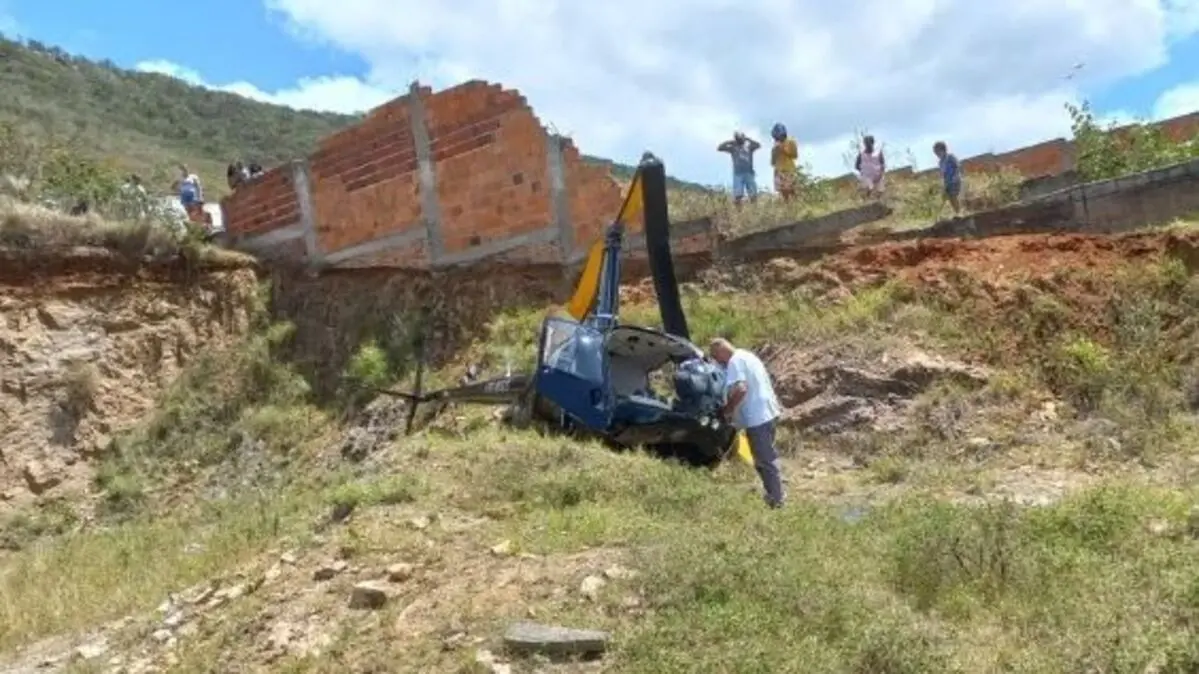 Imagem da notícia: Helicóptero com deputado federal João Bacelar cai na Bahia