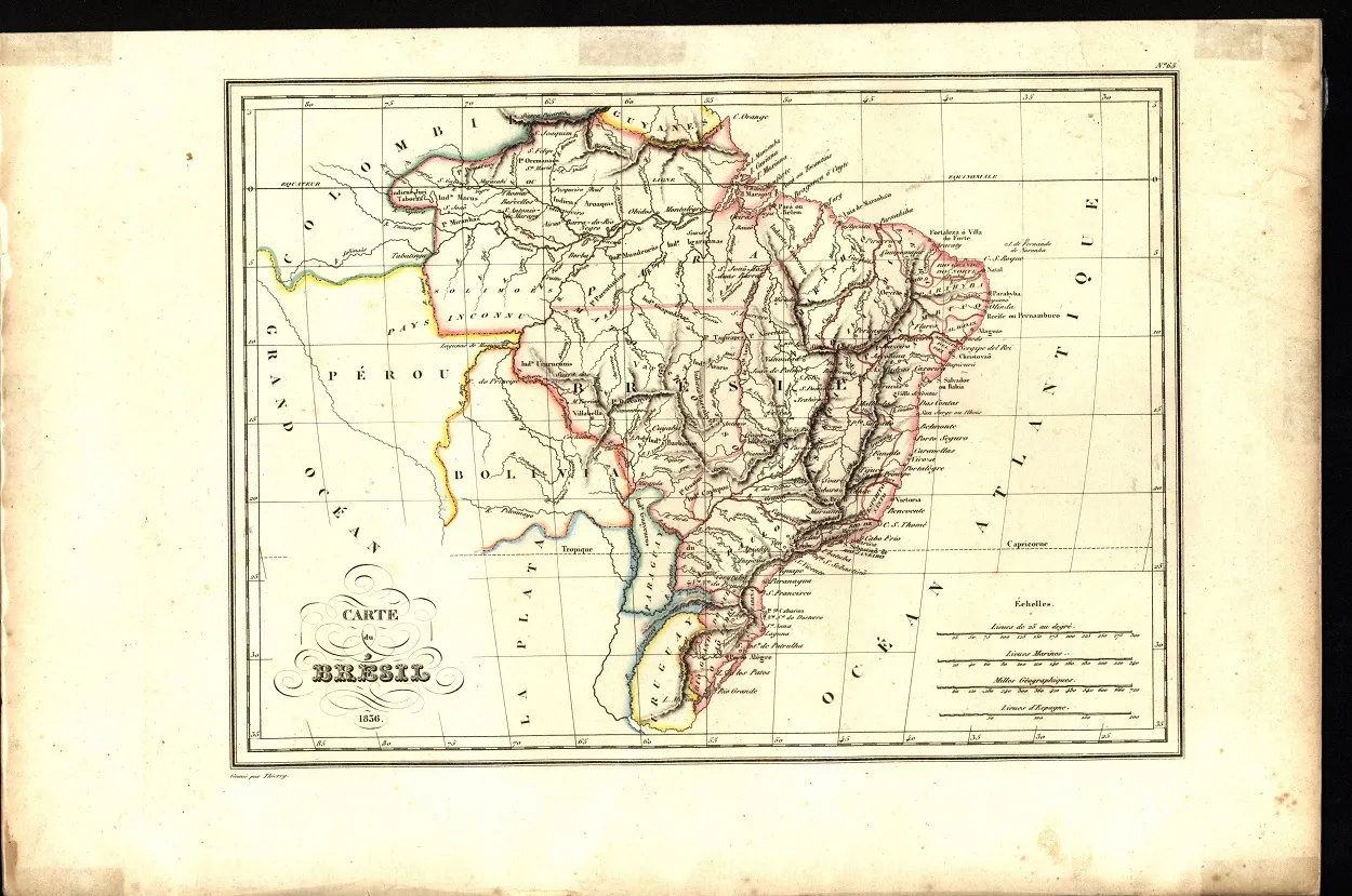 Mapa do Brasil de 1836