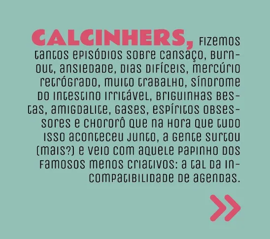 Parte do informe publicado no Instagram