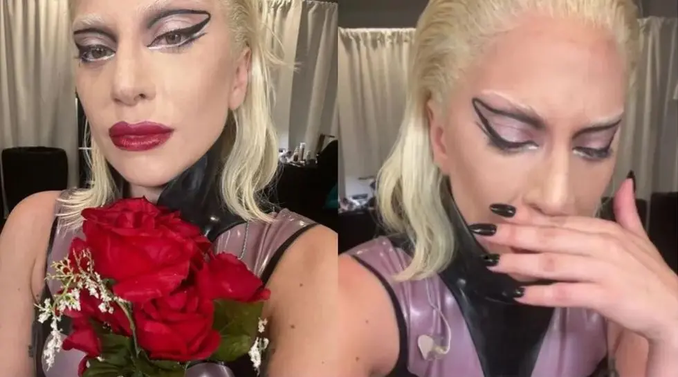 Imagem da notícia: Lady Gaga chora após cancelar último show da turnê durante tempestade nos EUA 