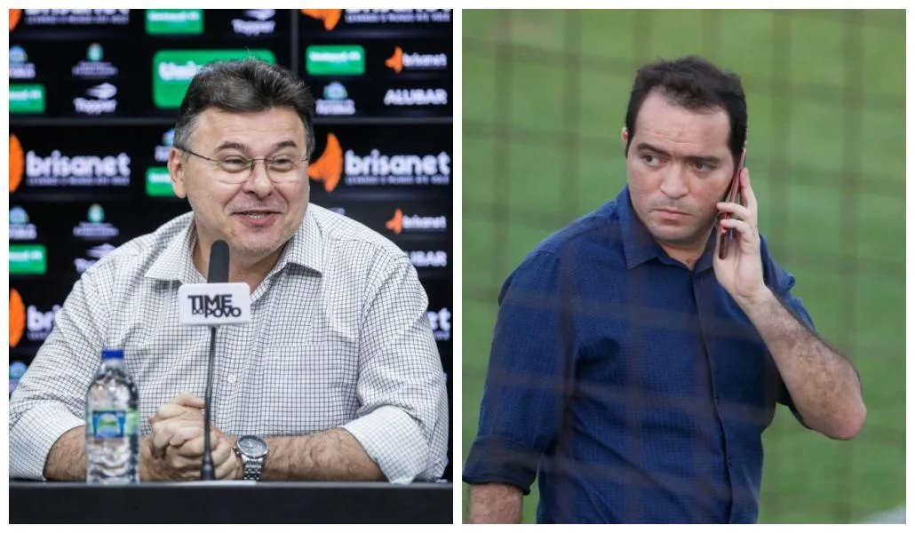 Os presidentes Robinson de Castro, do Ceará, e Marcelo Paz, do Fortaleza, são os responsáveis pela gestão dos clubes