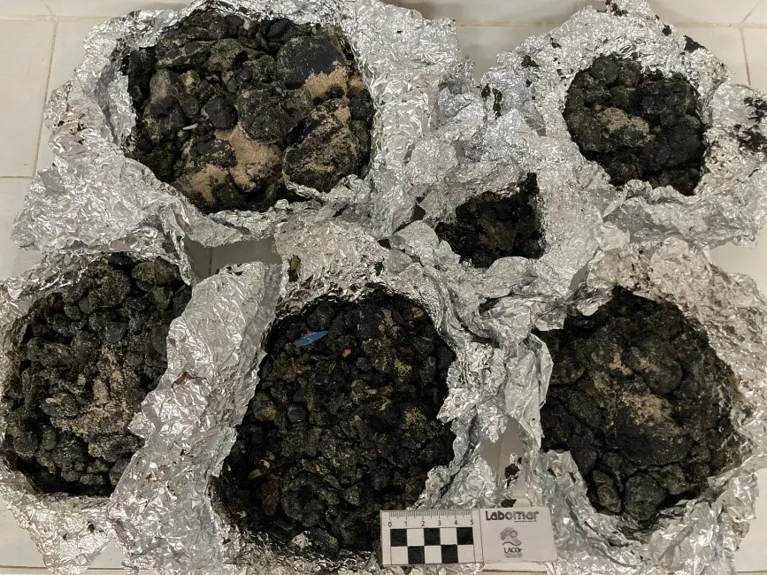 Material será analisado em laboratório para ter características definidas.