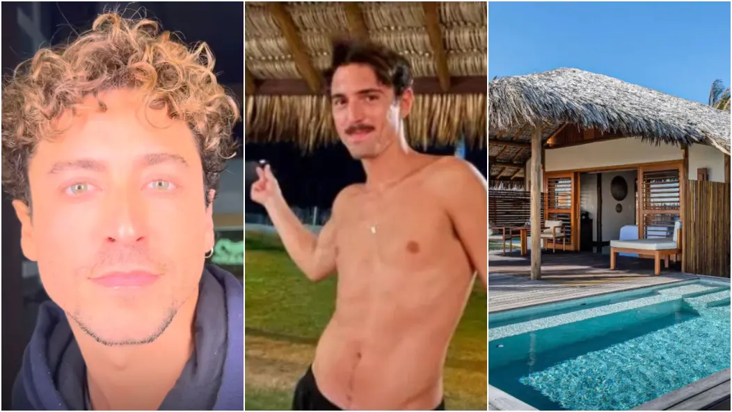Imagem da notícia: Jesuíta Barbosa e namorado curtem férias em resort de luxo no Ceará