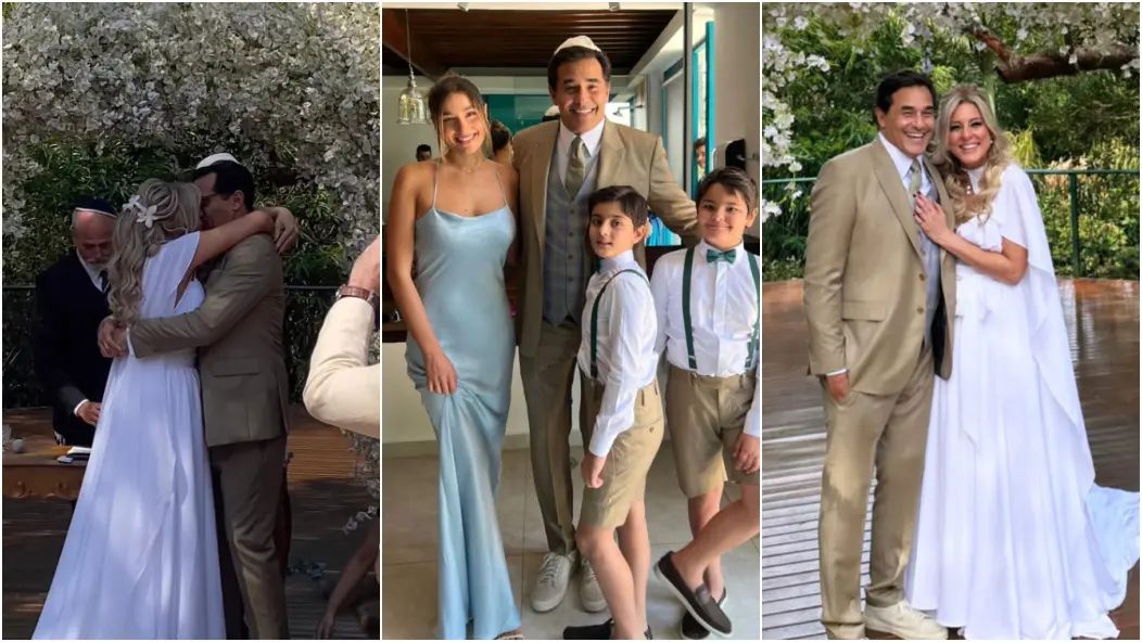 Imagem da notícia: Luciano Szafir e Luhanna Melloni se casam em São Paulo; veja fotos
