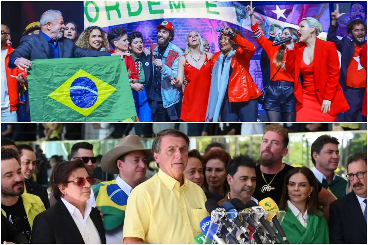 Imagem da notícia: Lula x Bolsonaro: Como o apoio de cantores e músicos impacta na disputa presidencial