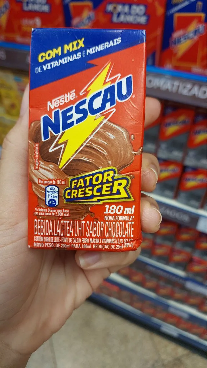 Achocolatado líquido Nescau